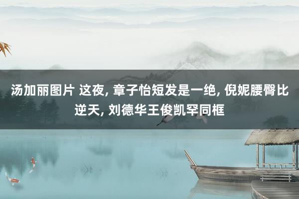汤加丽图片 这夜， 章子怡短发是一绝， 倪妮腰臀比逆天， 刘德华王俊凯罕同框